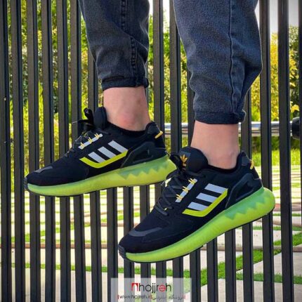 خرید و قیمت کتانی مردانه آدیداس ADIDAS مشکی سبز از حجره