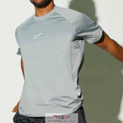 خرید و قیمت تیشرت ورزشی مردانه نایک NIKE طوسی از حجره