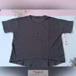 خرید و قیمت تیشرت ساده دخترانه پشت طرح دار فری سایز نوک مدادی از حجره