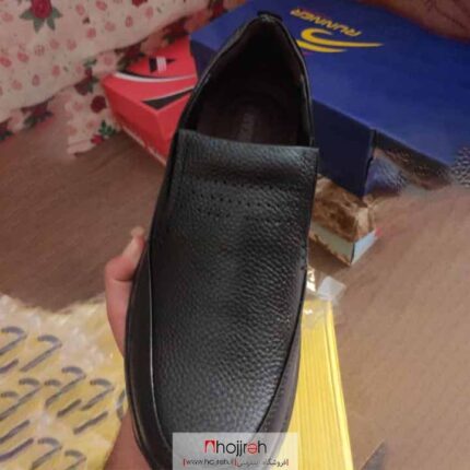 خرید و قیمت کفش مردانه طبی چرمی مشکی با ۶ ماه ضمانت | ارسال رایگان کد BT10 از حجره