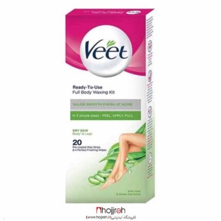 خرید و قیمت نوار موبر ویت VEET مخصوص پوست های خشک بسته 20 عددی کد R816 ازحجره