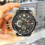 خرید و قیمت ساعت مچی مردانه برند نوی فورس NAVIFORCE مدل NF9110 زرد کدD581 از حجره