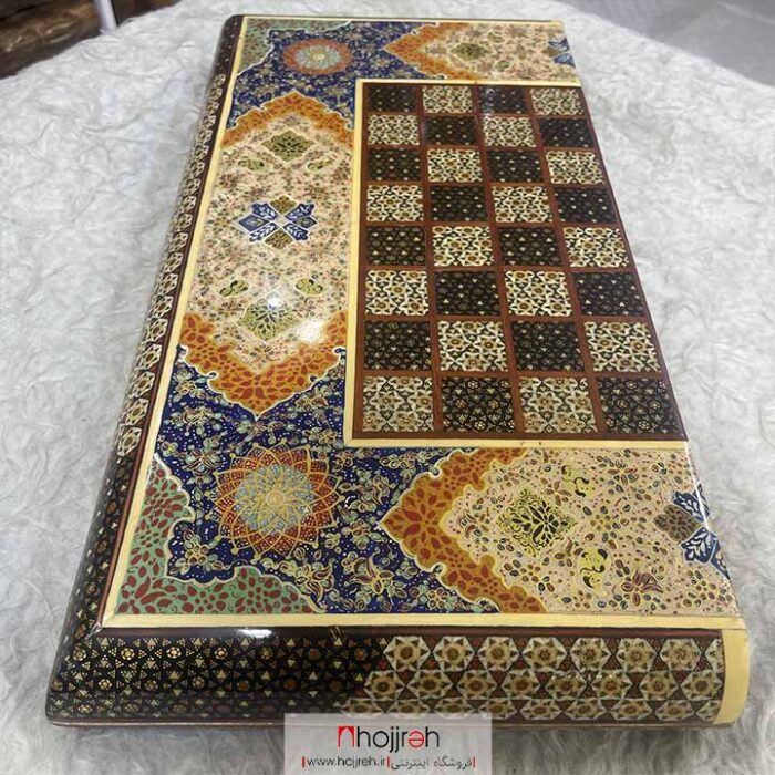 قیمت و خرید تخته نرد خاتم کاری اصفهان از حجره
