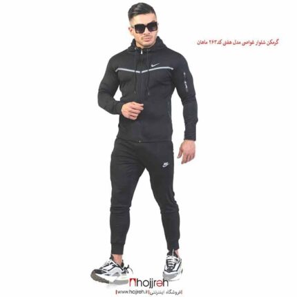 خرید و قیمت ست گرمکن و شلوار نایک NIKE مشکی کد VM1122 از حجره