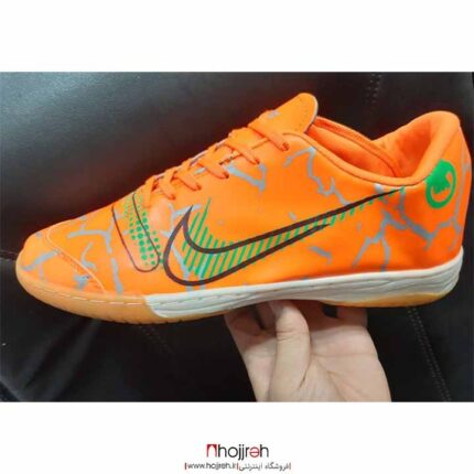 خرید و قیمت کفش فوتسال نایک NIKE نارنجی کد VM1143 از حجره