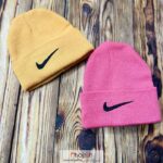 خرید و قیمت کلاه بافت مدل نایک NIKE | صورتی - کرم - طوسی کد AL00 ا حجره