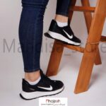 خرید و قیمت کتانی دخترانه طرح نایک NIKE مشکی کد MH776 از حجره
