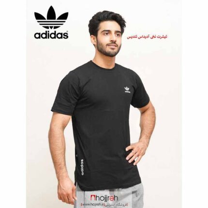 خرید و قیمت تیشرت نخی آدیداس ADIDAS مشکی کد VM1255 از حجره