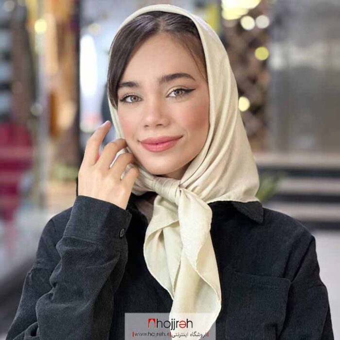 خرید و قیمت مینی اسکارف کوپرا کرم روشن کد KM29 از حجره