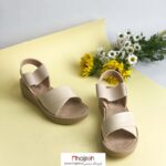 خرید و قیمت صندل اسپرت چرم طرح بتی کرم کد MH862 از حجره
