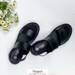 خرید و قیمت صندل اسپرت چرم طرح آلیس مشکی کد MH864 از حجره