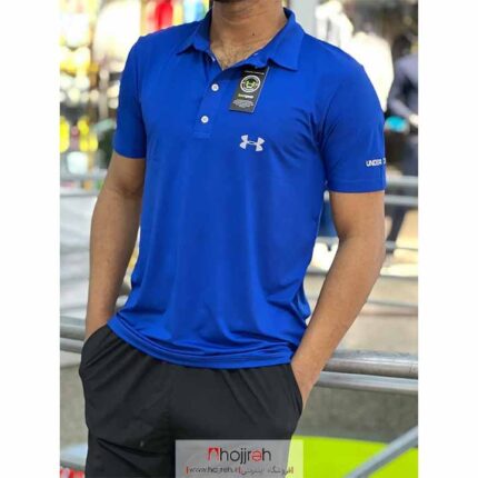 خرید و قیمت تیشرت هتلی تنفسی آندرآرمور Under Armour آبی کد VM1352 از حجره