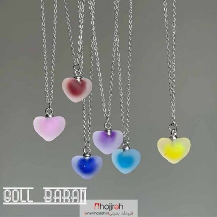 خرید و قیمت گردنبند استیل طرح قلب مات کد GB42 از حجره