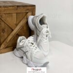 خرید و قیمت کتانی دخترانه طرح آسیکس ASICS سفید طوسی کد MH883 از حجره