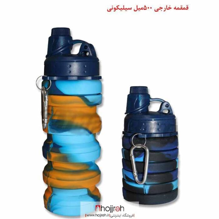 خرید و قیمت قمقمه تاشو سیلیکونی خارجی ۵۰۰ میل کد VM1390 از حجره
