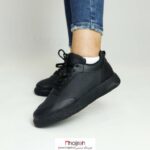خرید و قیمت کتانی دخترانه ونس بندی مشکی کد MH920 از حجره