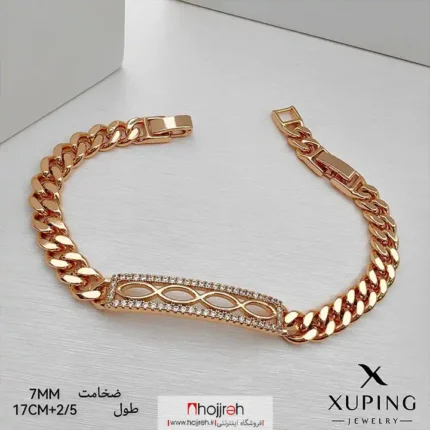 خرید و قیمت دستبند کارتیر برند ژوپینگ XUPING آبکاری طلا کد D711 از حجره