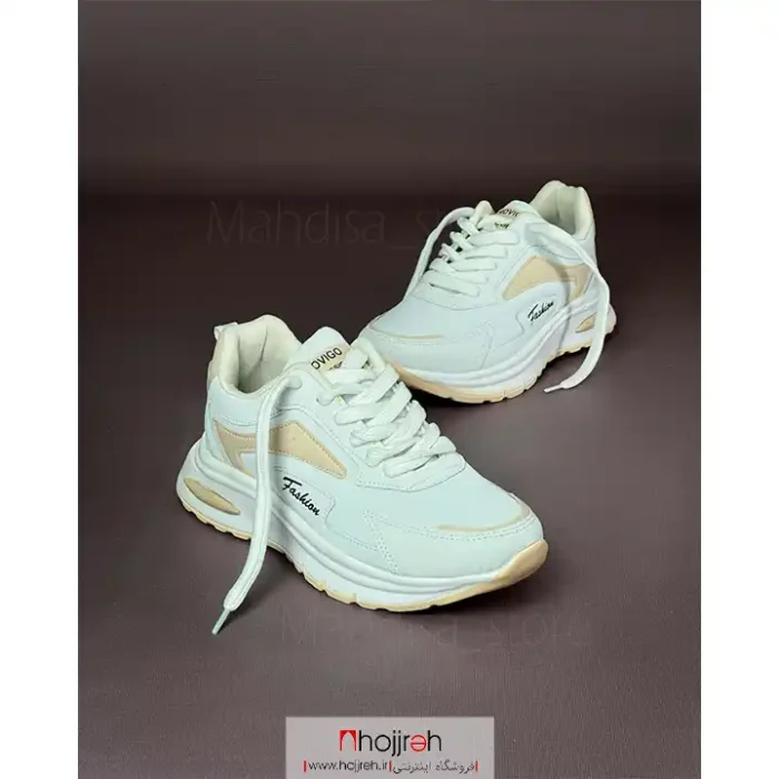 قیمت و خرید کتانی زنانه طرح ویگو سفید کد MH1022 از حجره