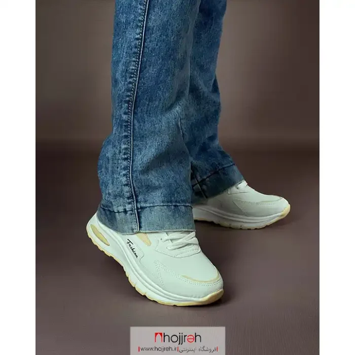 قیمت و خرید کتانی زنانه طرح ویگو سفید کد MH1022 از حجره