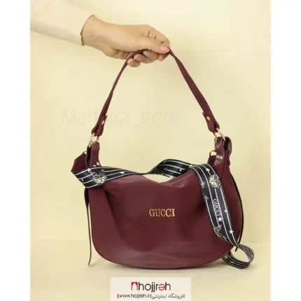 خرید و قیمت کیف رودوشی طرح گوچی GUCCI زرشکی کد MH1025 از حجره