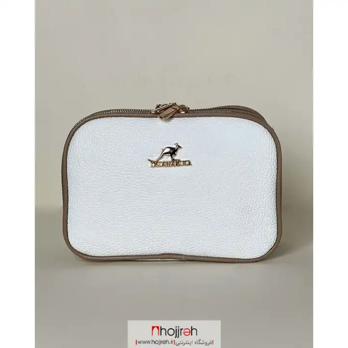خرید و قیمت کیف یک طرفه چرم سفید کد MH1028 از حجره
