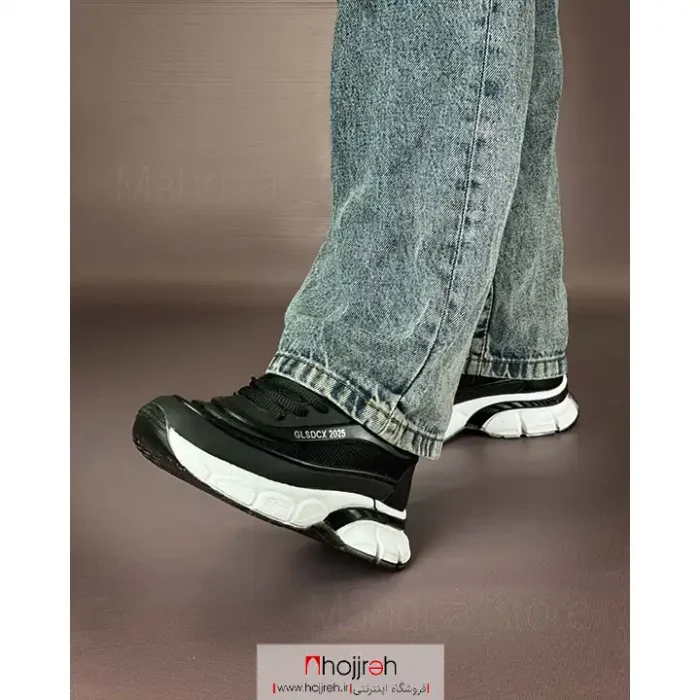 خرید و قیمت کتانی اسپرت طرح فشیون مشکی کد MH1031 از حجره