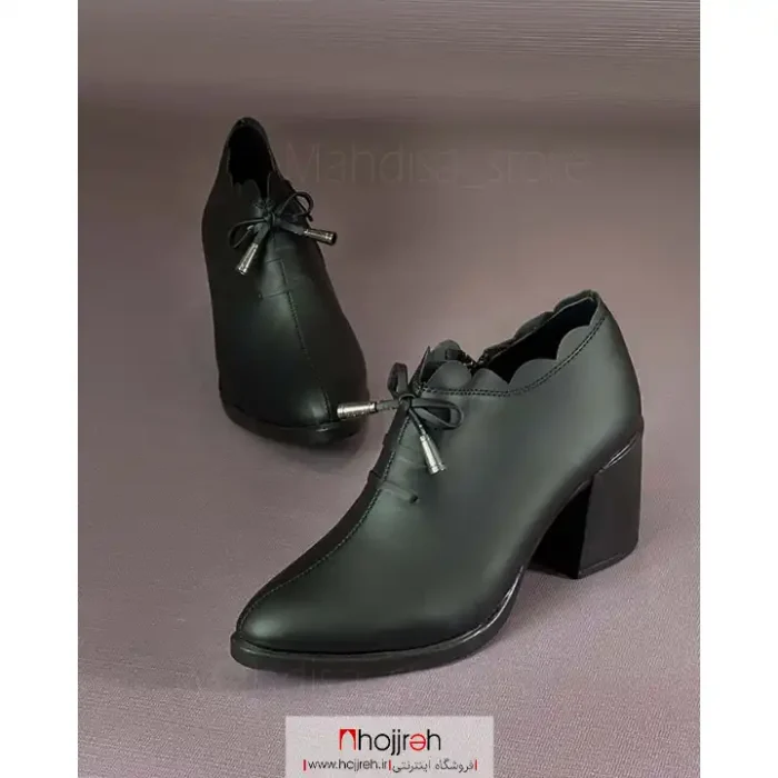 خرید و قیمت کفش طبی طرح پاپیونی مشکی کد MH1032 از حجره