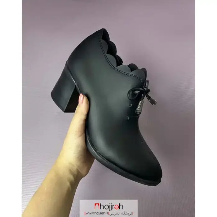 خرید و قیمت کفش طبی طرح پاپیونی مشکی کد MH1032 از حجره