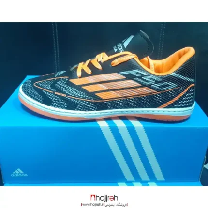 قیمت و خرید کتانی سالنی آدیداس adidas F50 مشکی نارنجی کد VM1687 از حجره