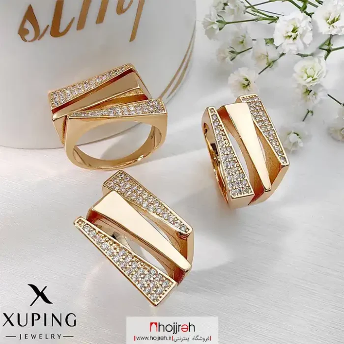 خرید و قیمت انگشتر طرح فانتزی برند ژوپینگ XUPING آبکاری طلا کد D775 از حجره