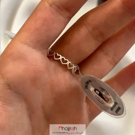 قیمت و خرید انگشتر نقره ایتالیایی ۹۲۵ عیار مدل Aphrodite آفرودیت GL10 از حجره