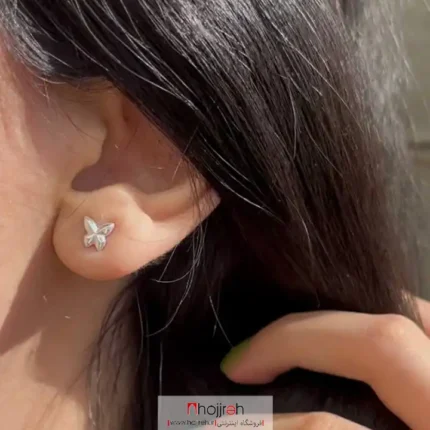 قیمت و خرید گوشواره نقره ۹۲۵ عیار ایتالیایی مدل psyche پسایکه GL12 از حجره