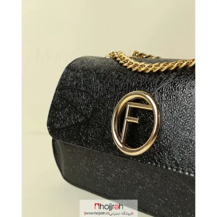 قیمت و خرید کیف مجلسی ورنی زنانه مشکی کد MH1096 از حجره